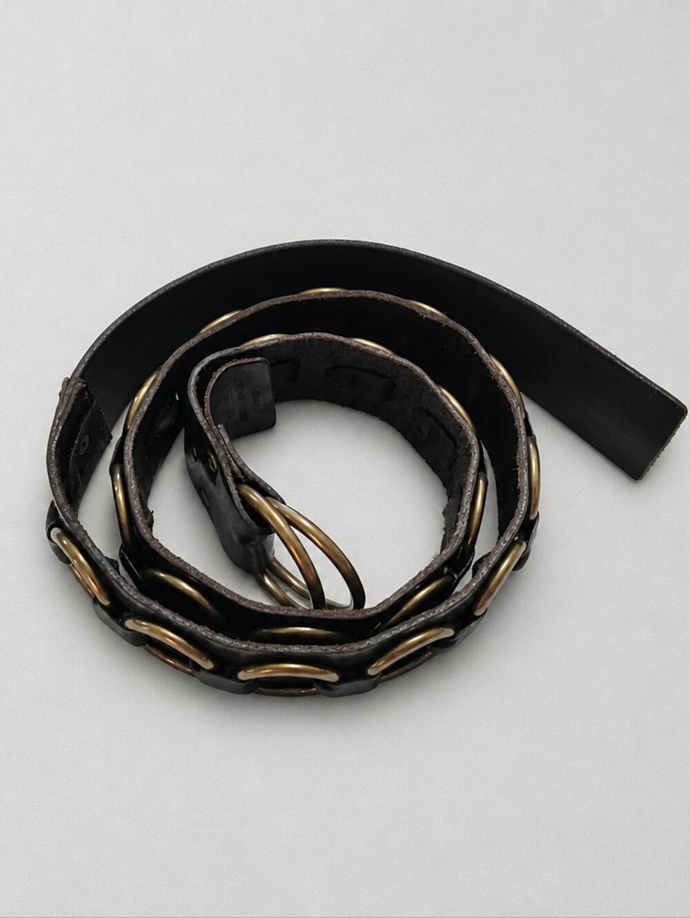 Vintage WCM New York Leather  Belt